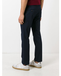 Pantalon chino bleu marine Moncler