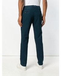 Pantalon chino bleu marine Incotex