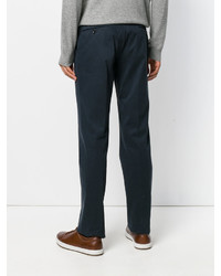 Pantalon chino bleu marine Incotex