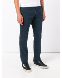 Pantalon chino bleu marine Aspesi