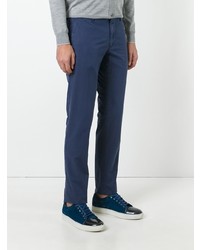 Pantalon chino bleu marine Incotex