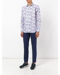 Pantalon chino bleu marine Etro