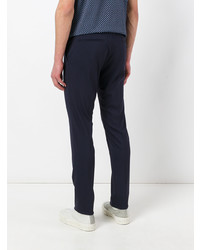 Pantalon chino bleu marine Prada