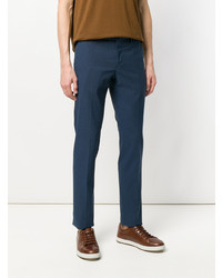 Pantalon chino bleu marine Incotex