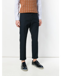 Pantalon chino bleu marine Marni