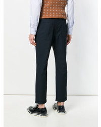 Pantalon chino bleu marine Marni