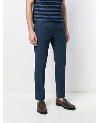 Pantalon chino bleu marine Incotex