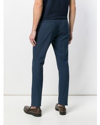 Pantalon chino bleu marine Incotex