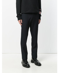 Pantalon chino bleu marine Lanvin