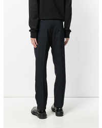 Pantalon chino bleu marine Lanvin