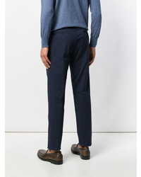 Pantalon chino bleu marine Boglioli