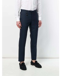 Pantalon chino bleu marine Incotex