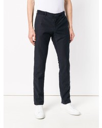 Pantalon chino bleu marine Incotex