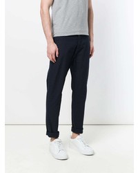 Pantalon chino bleu marine Dondup