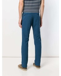 Pantalon chino bleu marine Incotex