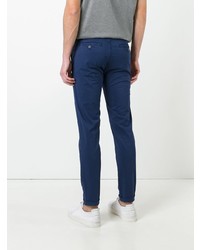 Pantalon chino bleu marine Fay