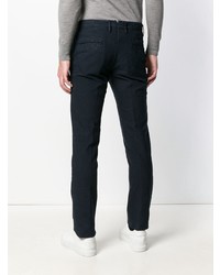 Pantalon chino bleu marine Incotex