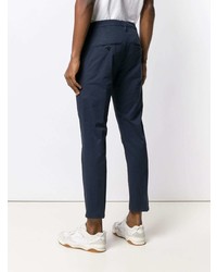 Pantalon chino bleu marine Dondup