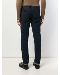 Pantalon chino bleu marine Incotex