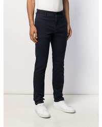 Pantalon chino bleu marine Incotex