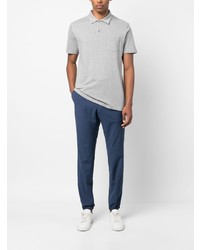 Pantalon chino bleu marine Zegna