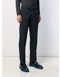 Pantalon chino bleu marine Canali