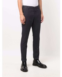 Pantalon chino bleu marine Dondup