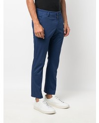 Pantalon chino bleu marine Dondup