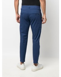 Pantalon chino bleu marine Dondup