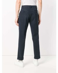 Pantalon chino bleu marine Aspesi