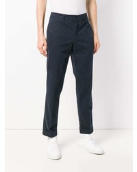 Pantalon chino bleu marine Aspesi