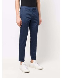 Pantalon chino bleu marine Fay