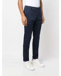 Pantalon chino bleu marine Dondup