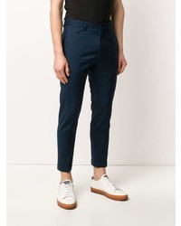 Pantalon chino bleu marine Low Brand