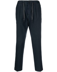 Pantalon chino bleu marine Dell'oglio