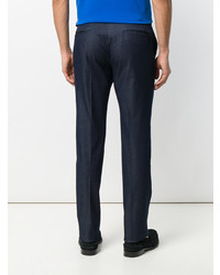 Pantalon chino bleu marine Incotex