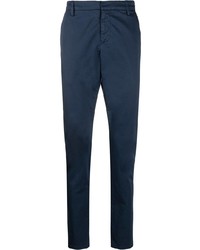 Pantalon chino bleu marine Dondup