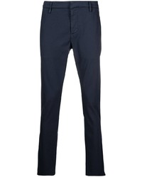 Pantalon chino bleu marine Dondup