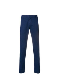 Pantalon chino bleu marine Dondup