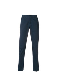 Pantalon chino bleu marine Dondup