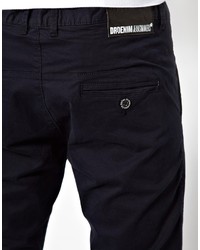 Pantalon chino bleu marine Dr. Denim