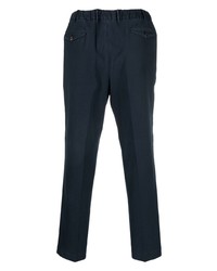 Pantalon chino bleu marine Dell'oglio