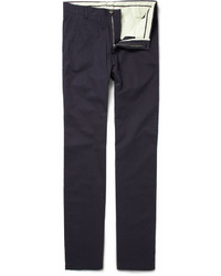 Pantalon chino bleu marine Dunhill
