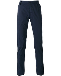 Pantalon chino bleu marine Ermanno Scervino