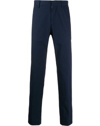Pantalon chino bleu marine Ermenegildo Zegna