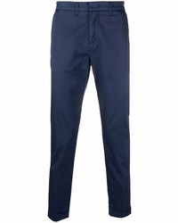 Pantalon chino bleu marine Fay