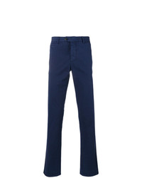 Pantalon chino bleu marine Fay