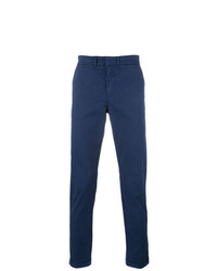 Pantalon chino bleu marine Fay