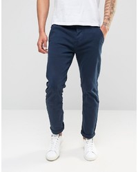 Pantalon chino bleu marine Firetrap