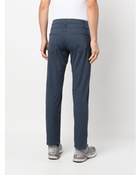 Pantalon chino bleu marine Incotex